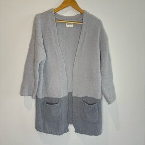 Thread & Supply Gray Cozy Cardigan Sweater - one size